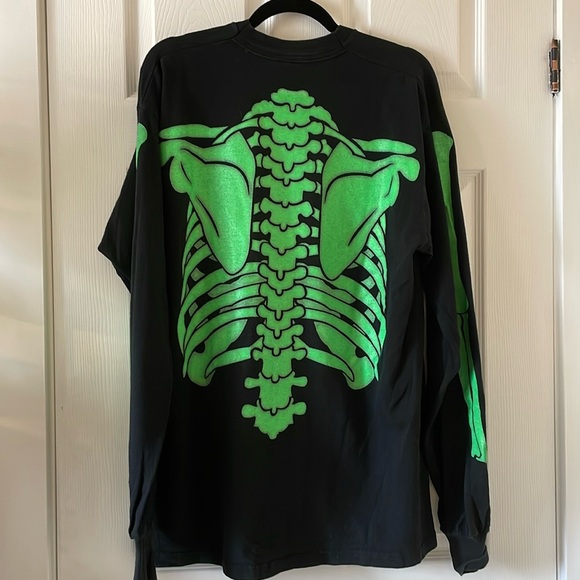 RARE 1997 Misfits signed Jerry Only long sleeve glow in the dark skeleton shirt - Picture 9 of 10